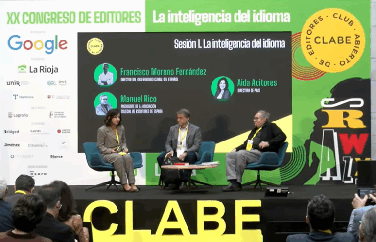 Francisco Moreno Fernández, director del Observatorio Global del Español, destaca el valor geoestratégico del español en la era de la IA durante el XX Congreso de Editores CLABE